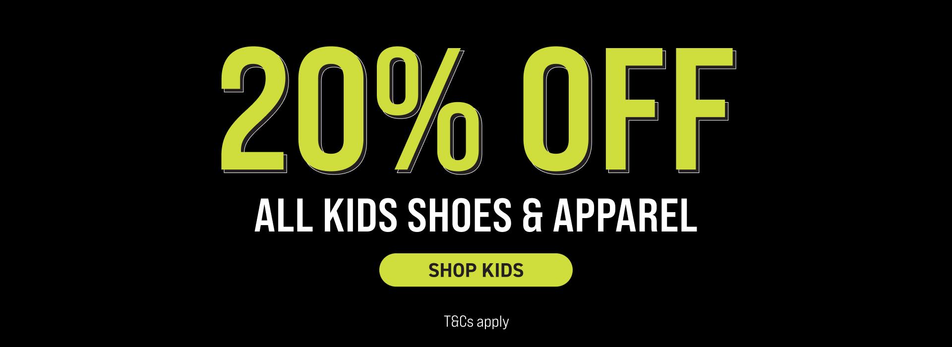 20% off kids 