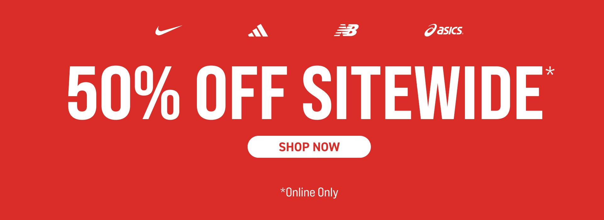 50% off sitewide 