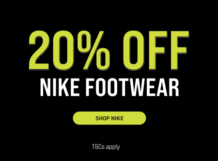 20% off nike footwear