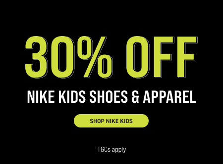 30% Off All Nike Kids - Shop footwear, apparel & accessories!