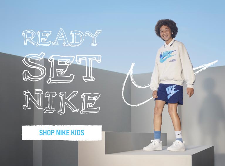 Ready, Set, NIKE. Shop Nike Kids!