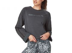 WOMENS ON THE MOVE CROPPED CREW NECK SWEAT