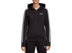 WOMENS ESSENTIAL 3 STRIPES FZ HOOD FLEECE