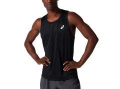 Asics Men's Silver Singlet Tank Top