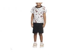 INFANTS PRINTED T-SHIRT & SHORTS 2PC SET