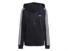 Adidas Essentials 3 Stripes Full-Zip Fleece Hoodie-X