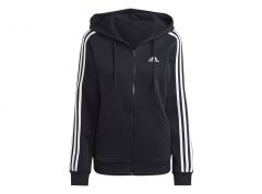 Adidas Women's Essentials 3-Stripes Full-Zip Fleece Hoodie