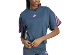 Adidas Women's Future Icons 3 Stripe Tee