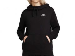 Nike Women's Sportswear Club Fleece Funnel-Neck Hoodie-X