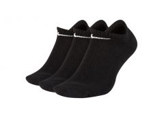 Nike Adults Everyday Cushioned Training No-Show Socks 3 Pack