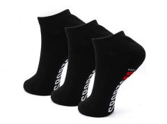 SPORTSCO LOW CUT BLK Y 1-7 3pk
