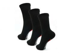 SPORTSCO CREW BLK Y 1-7 3pk