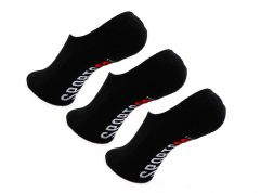 SPORTSCO FOOTIES BLK W 5-10 3pk