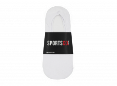 SPORTSCO FOOTIES WHT M 7-11 3pk