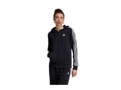 ADIDAS ESSENTIALS LOOSE-CUT 3-STRIPES CROPPED HOODIE-X