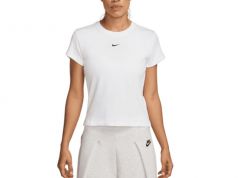 NIKE WOMENS RIB TIGHT SHORTSLEEVE TEE