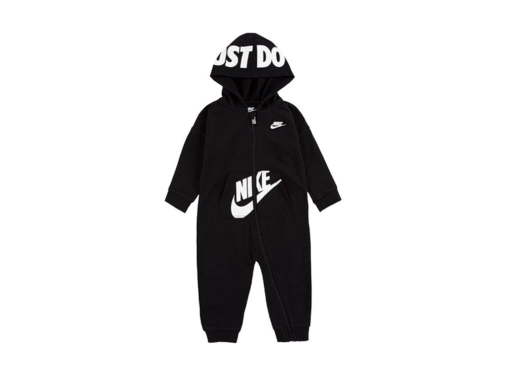 Buy the Nike Nike Baby Full Zip Long Sleeve Hooded Coveralls Online Sportsco