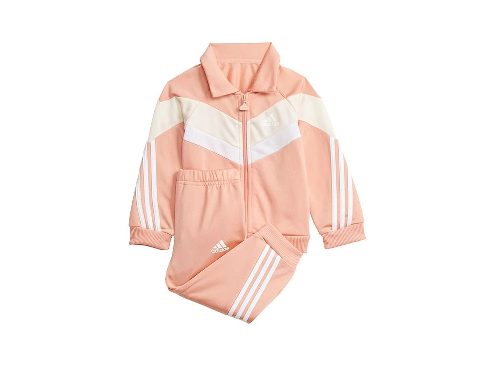 Buy the adidas Adidas Kids Future Icons Shiny Tracksuit Online Sportsco
