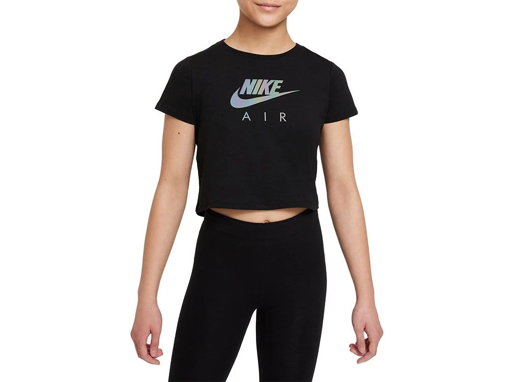 Buy the Nike Nike Kids Air Crop Tee Online Sportsco