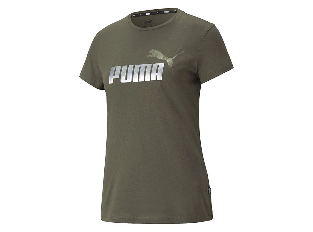 Puma Men s Essentials Metallic Logo Tee