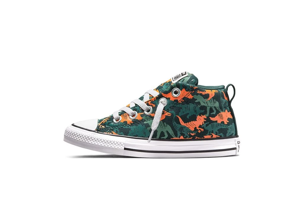 Buy the Converse Converse Kids Chuck Taylor Street Mid Seaweed