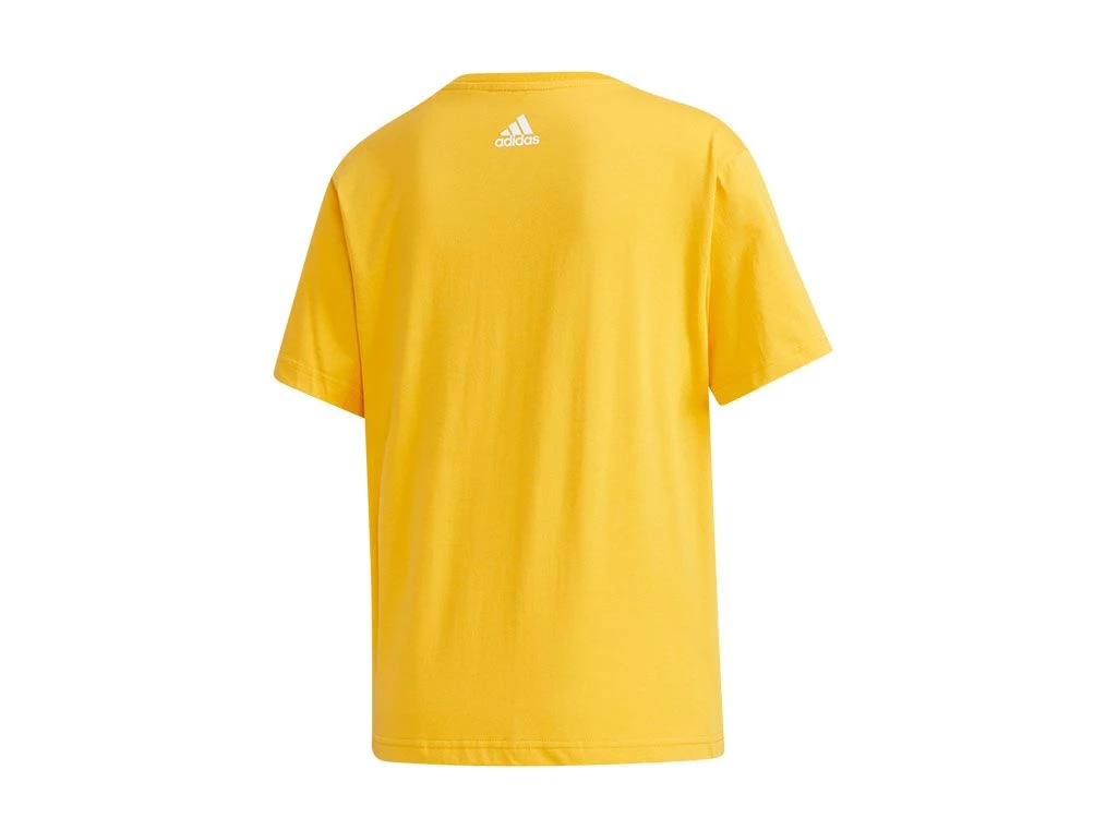 Yellow adidas t shirt women's on sale