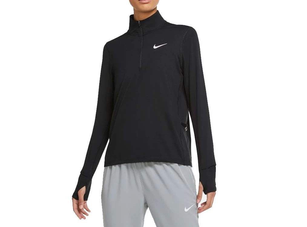 Buy the Brooks Nike Women s Dri Fit Element 1 2 Zip Running Top Online Sportsco