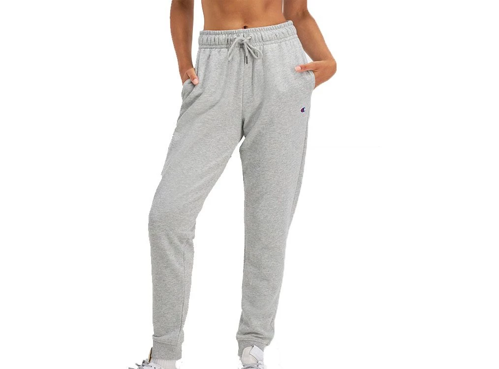 Champion logo sweatpants womens deals