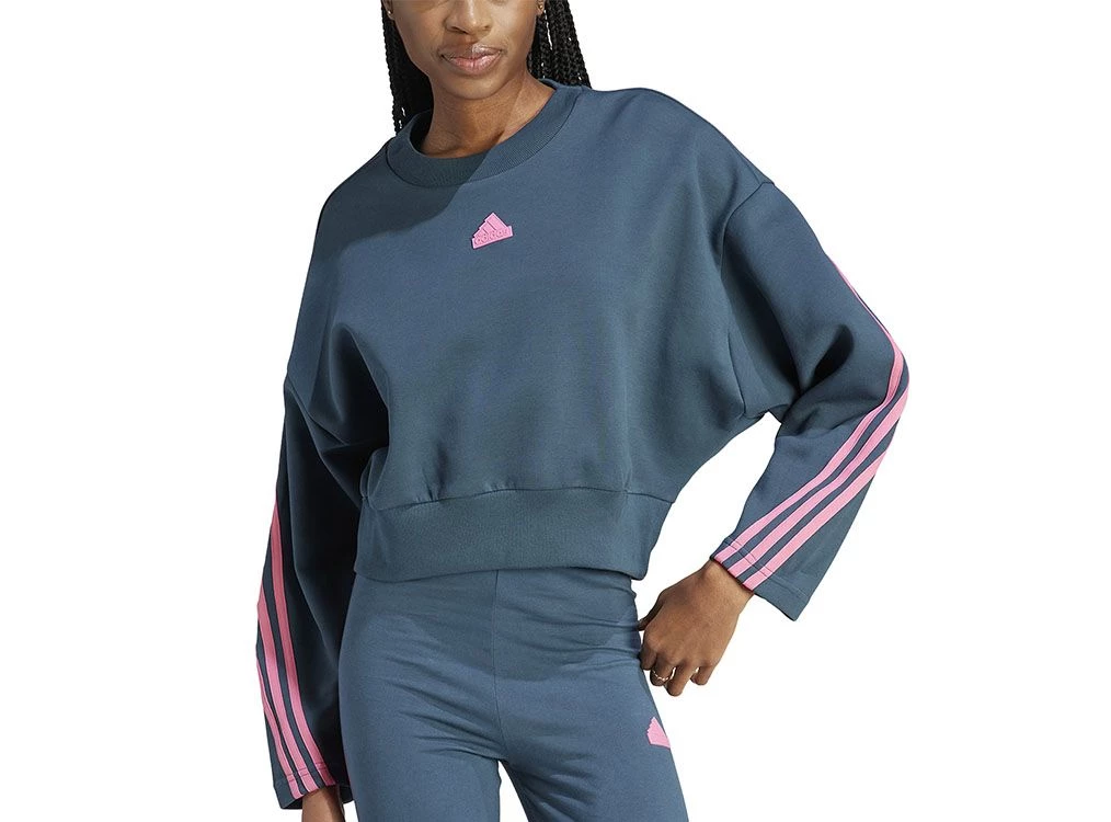 Buy the adidas Adidas Women s Future Icons 3 Stripes Crew Online Sportsco